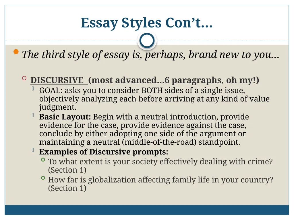 AICE: GP-9/Pavich 2012-2013 Writing the AICE - slide 19 of 70