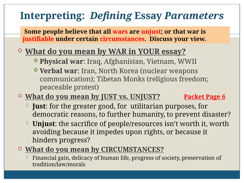 AICE: GP-9/Pavich 2012-2013 Writing the AICE - slide 35 of 70