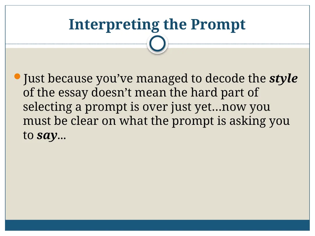 AICE: GP-9/Pavich 2012-2013 Writing the AICE - slide 29 of 70