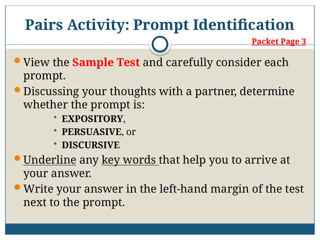 AICE: GP-9/Pavich 2012-2013 Writing the AICE - slide 20 of 70