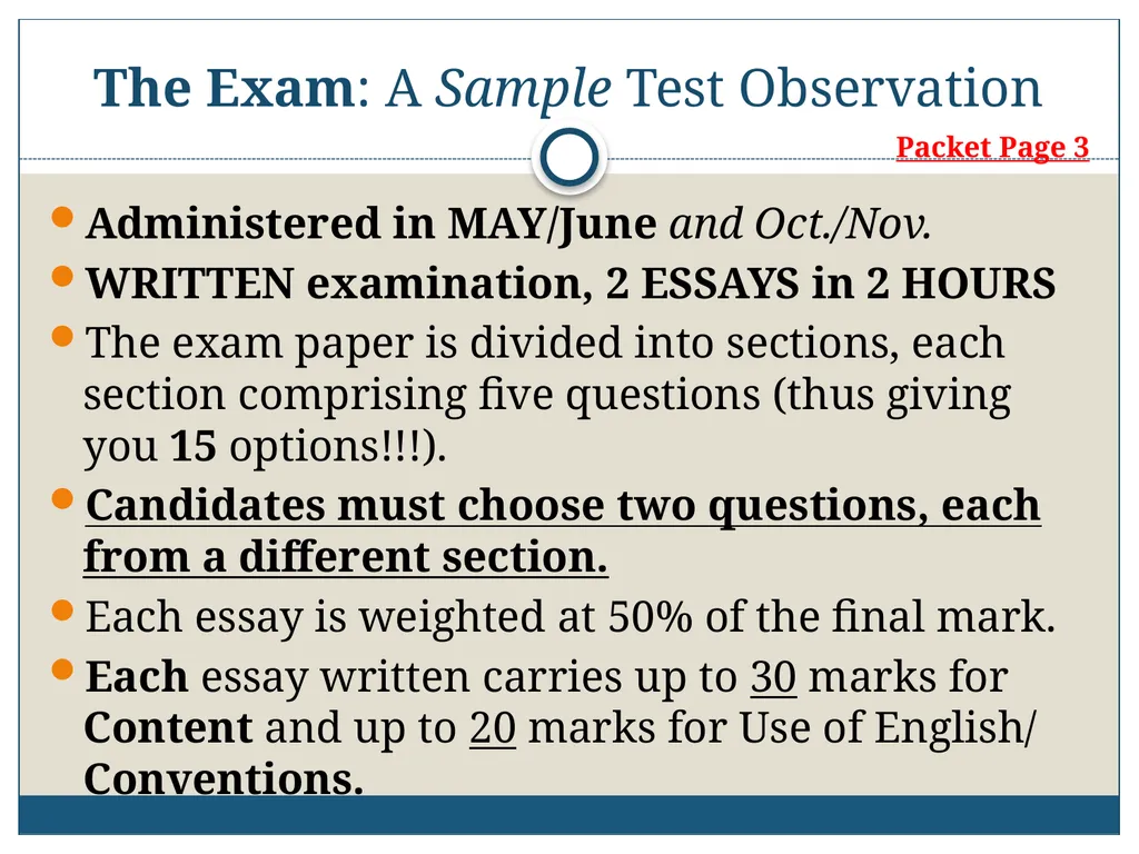AICE: GP-9/Pavich 2012-2013 Writing the AICE - slide 13 of 70