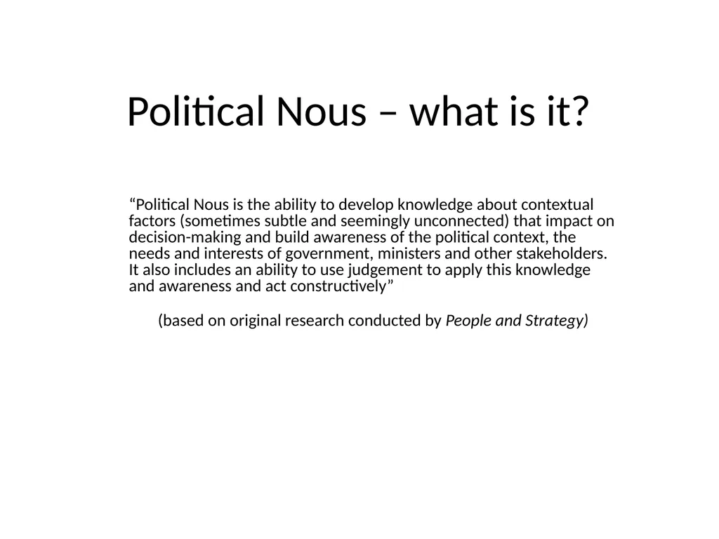 Engaging with ‘good’ public policy – concepts and - slide 12 of 12