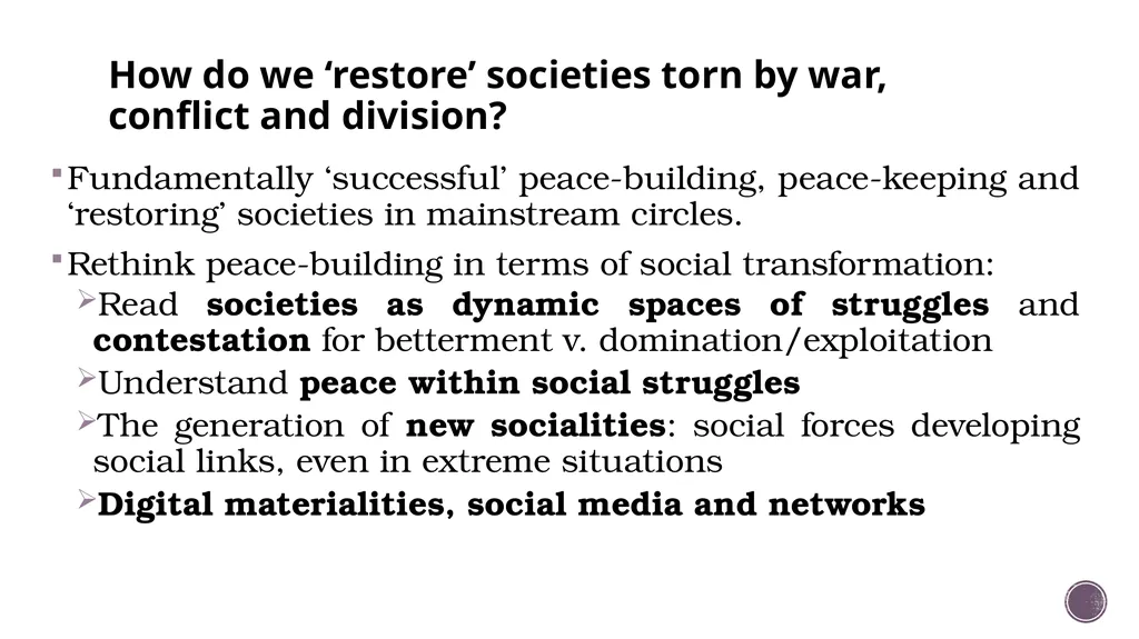 CRITICAL PEACE IN THE ERA OF DIGITAL PUBLIC SPHERE - slide 5 of 17