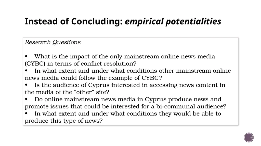 CRITICAL PEACE IN THE ERA OF DIGITAL PUBLIC SPHERE - slide 15 of 17