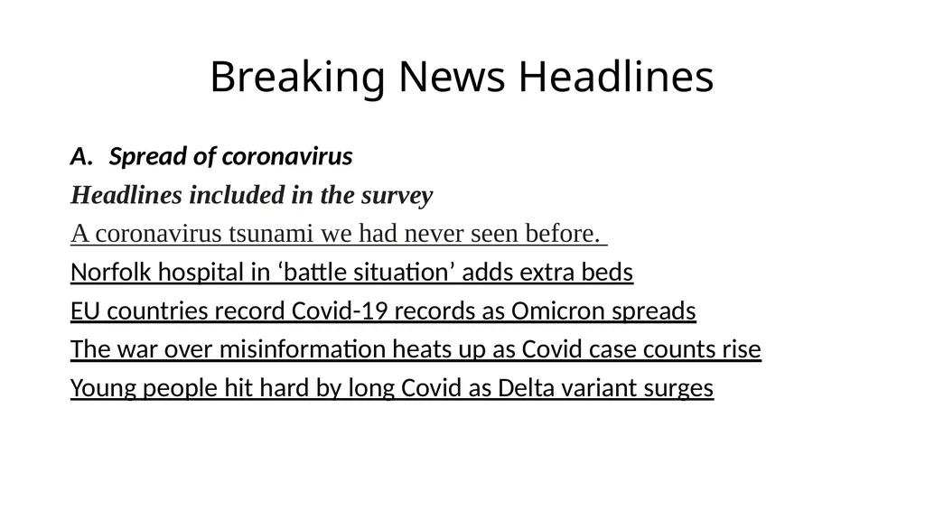 Can “Breaking News” be Trusted?: The Linguistic - slide 12 of 29