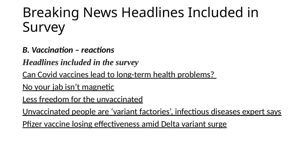 Can “Breaking News” be Trusted?: The Linguistic - slide 13 of 29