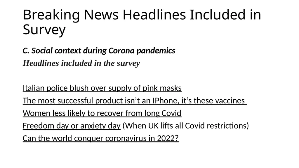 Can “Breaking News” be Trusted?: The Linguistic - slide 14 of 29
