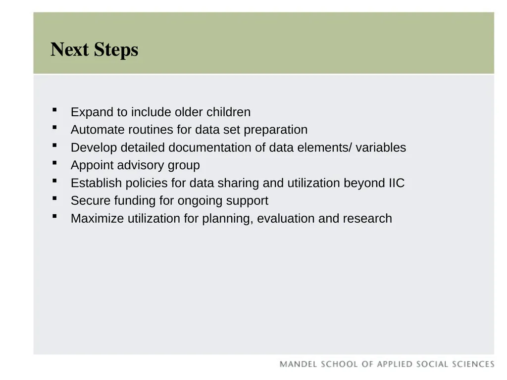 Early Childhood Integrated Data System Claudia - slide 29 of 29