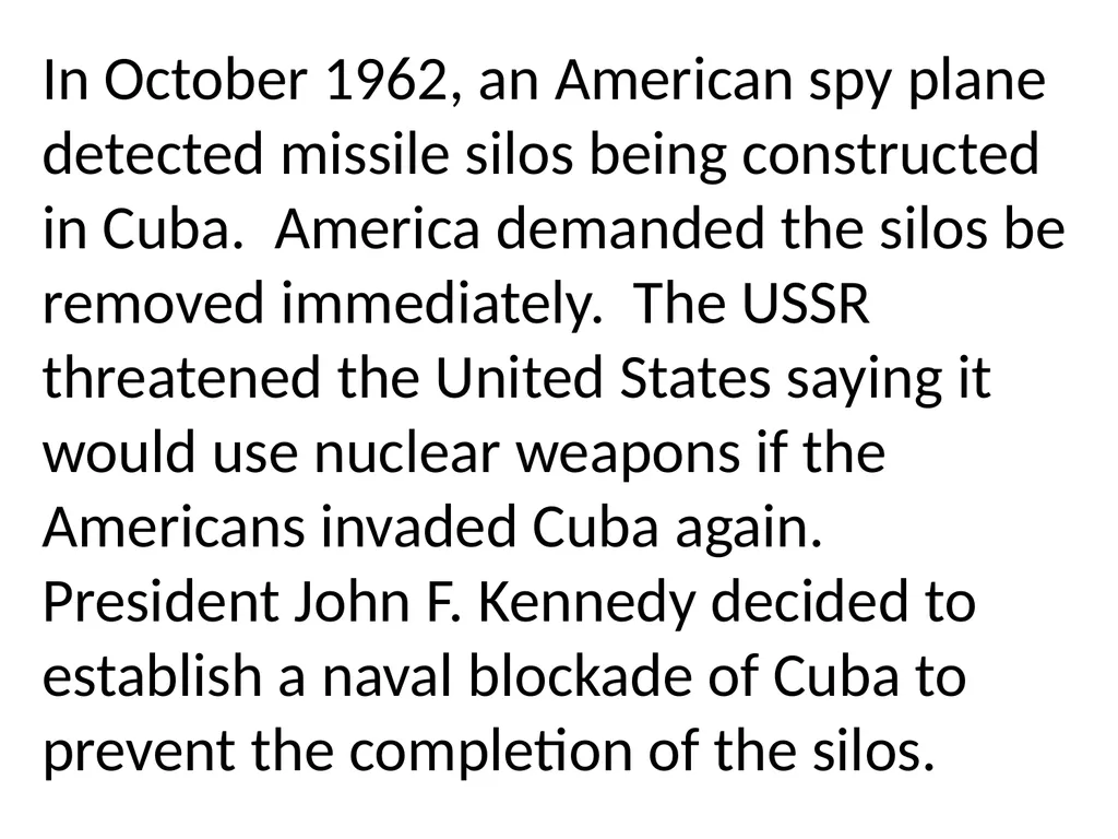 Canada & The Cold War Section 9 The Cold War - slide 19 of 32