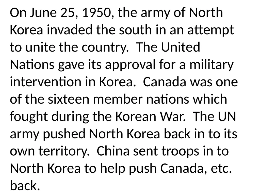 Canada & The Cold War Section 9 The Cold War - slide 11 of 32