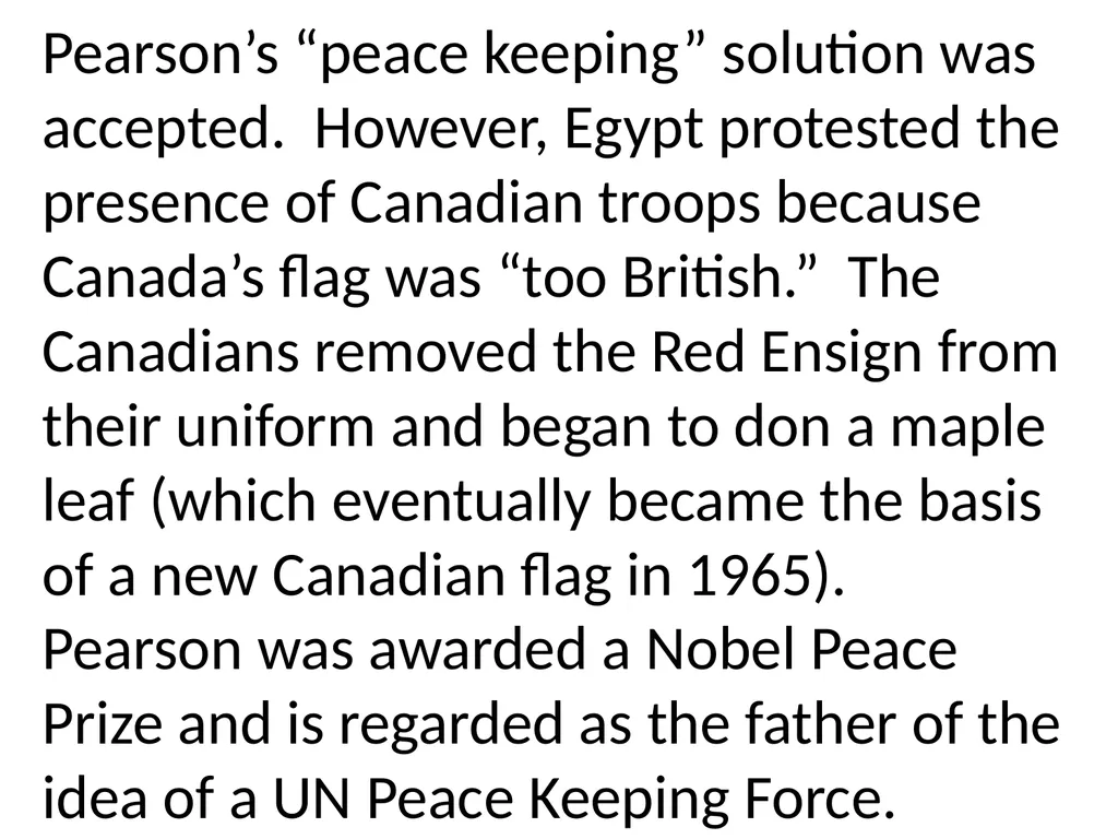 Canada & The Cold War Section 9 The Cold War - slide 17 of 32