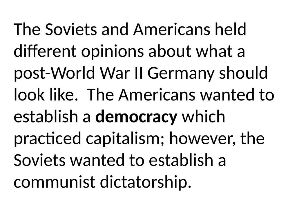 Canada & The Cold War Section 9 The Cold War - slide 7 of 32