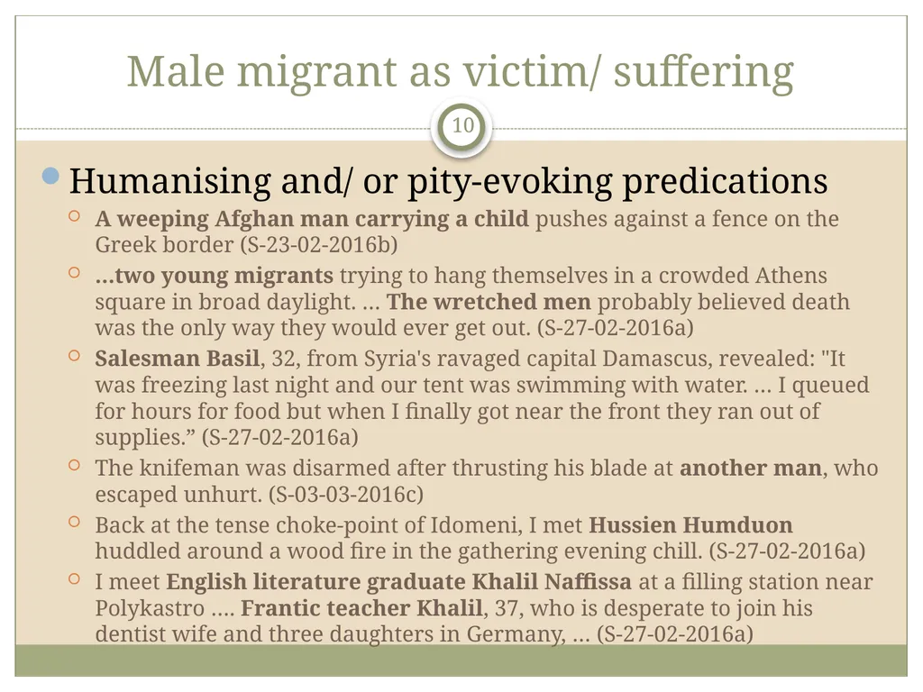 Gender and migration discourse in British - slide 10 of 21