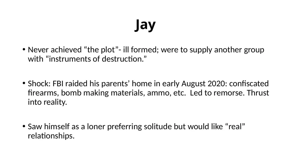 Extremist Hate Groups and the Lure toward Violence - slide 34 of 39