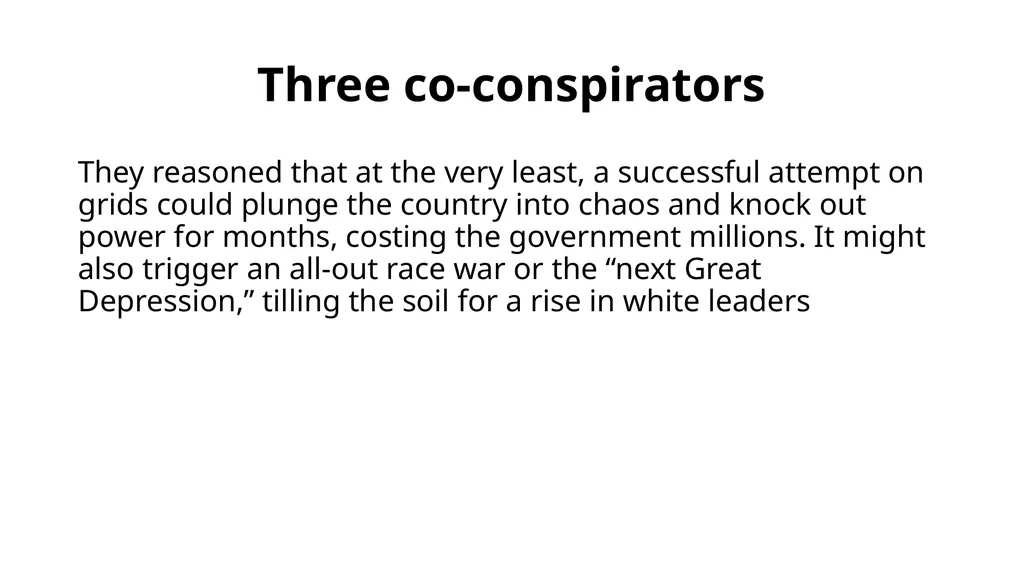 Extremist Hate Groups and the Lure toward Violence - slide 36 of 39