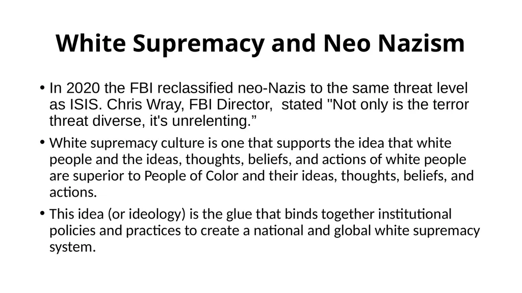 Extremist Hate Groups and the Lure toward Violence - slide 30 of 39