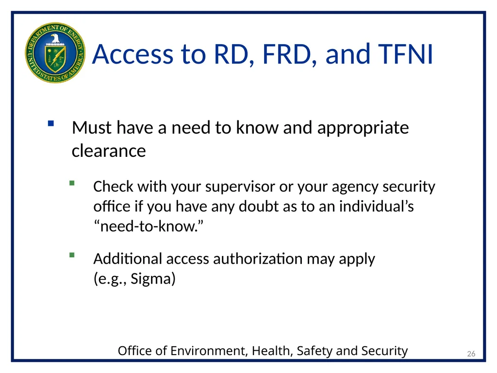 CLASSIFICATION OF NUCLEAR WEAPONS-RELATED - slide 26 of 36