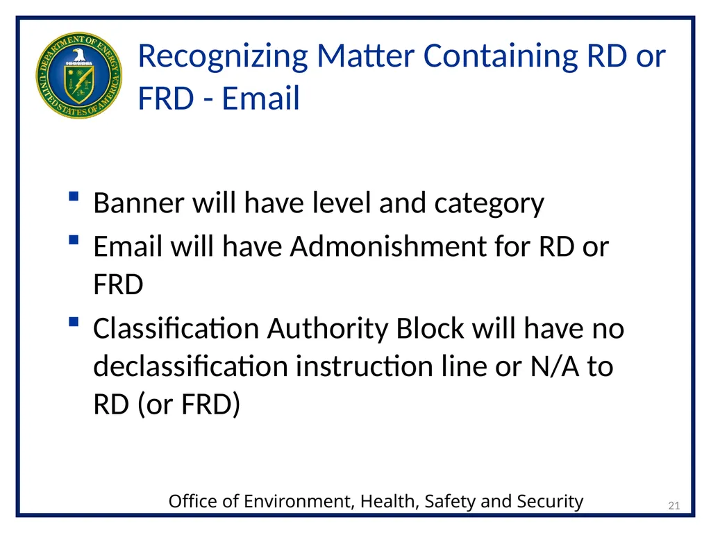 CLASSIFICATION OF NUCLEAR WEAPONS-RELATED - slide 21 of 36