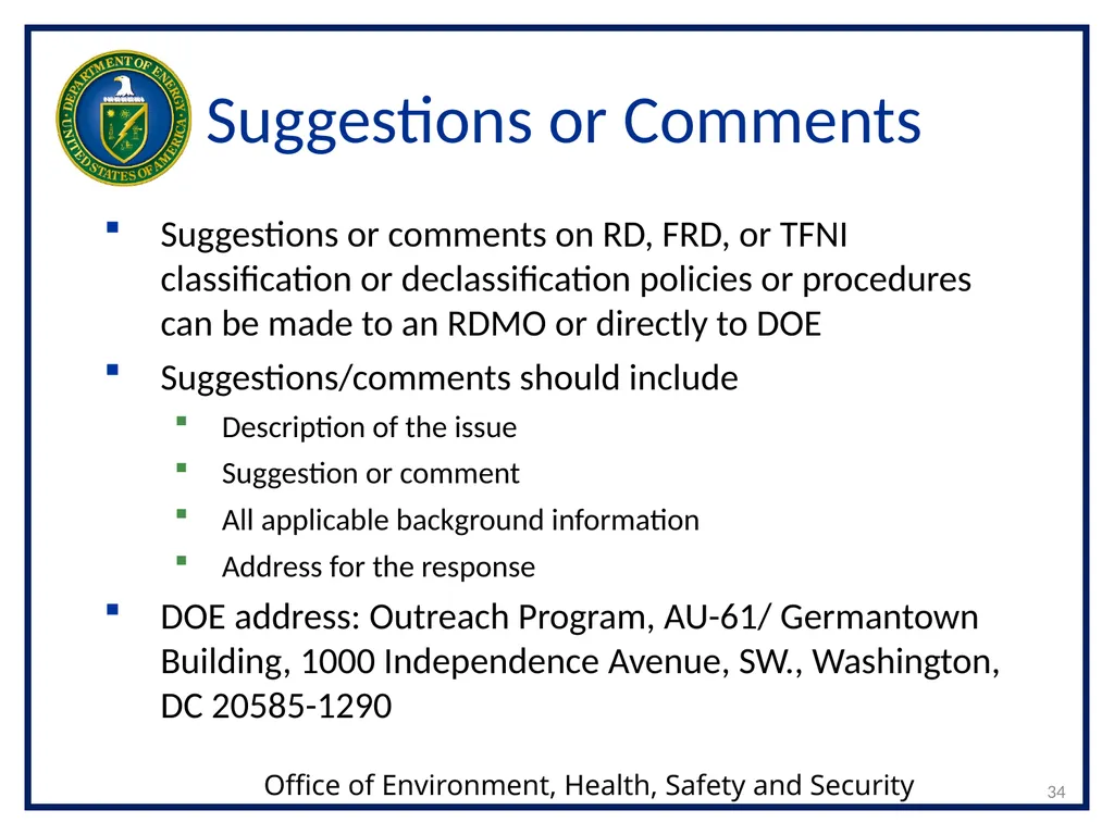 CLASSIFICATION OF NUCLEAR WEAPONS-RELATED - slide 34 of 36
