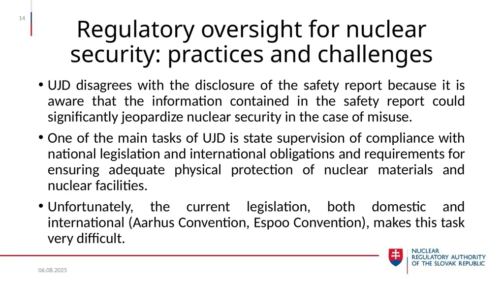 Nuclear Security in the Slovak Republic Juraj - slide 14 of 17
