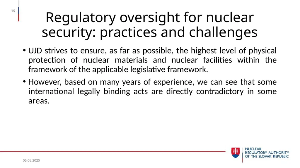 Nuclear Security in the Slovak Republic Juraj - slide 15 of 17