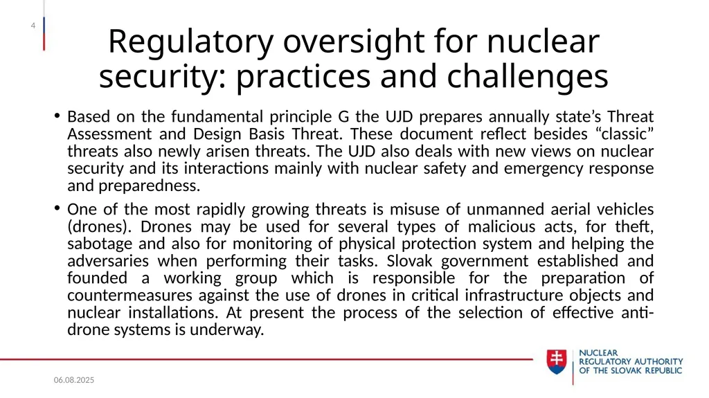 Nuclear Security in the Slovak Republic Juraj - slide 4 of 17