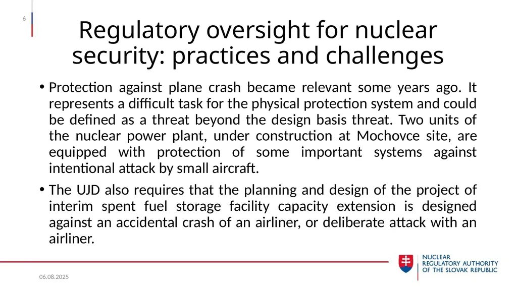 Nuclear Security in the Slovak Republic Juraj - slide 6 of 17