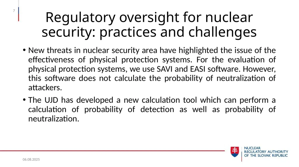 Nuclear Security in the Slovak Republic Juraj - slide 7 of 17