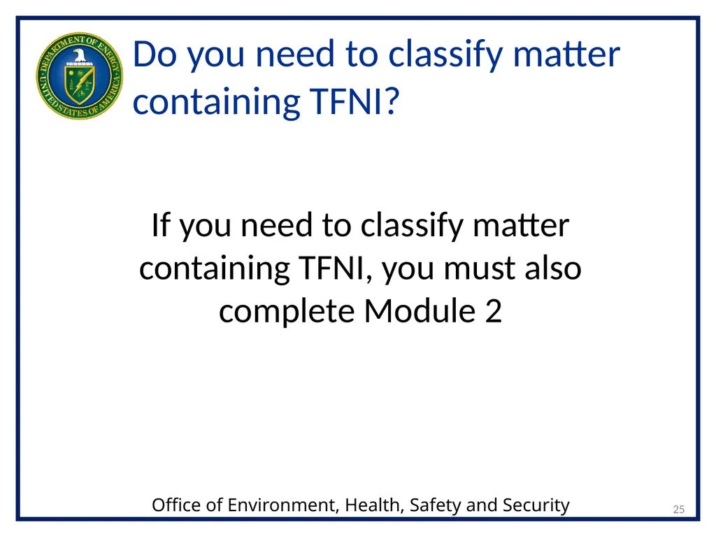 1 Transclassified Foreign Nuclear Information - slide 25 of 26