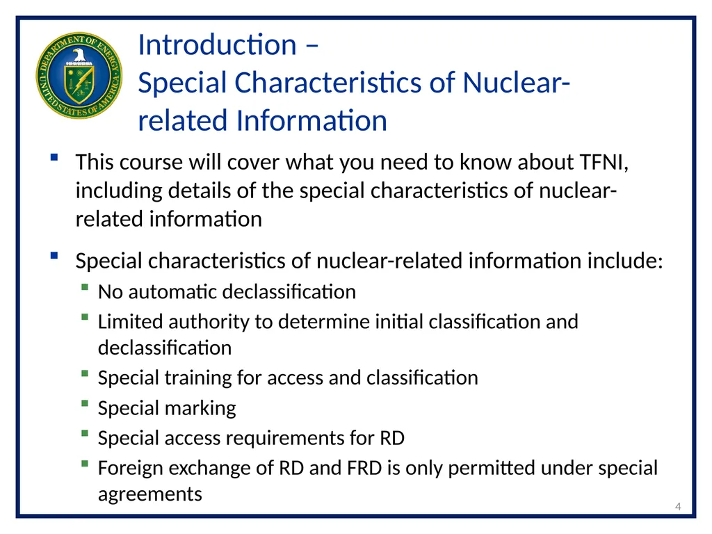 1 Transclassified Foreign Nuclear Information - slide 4 of 26