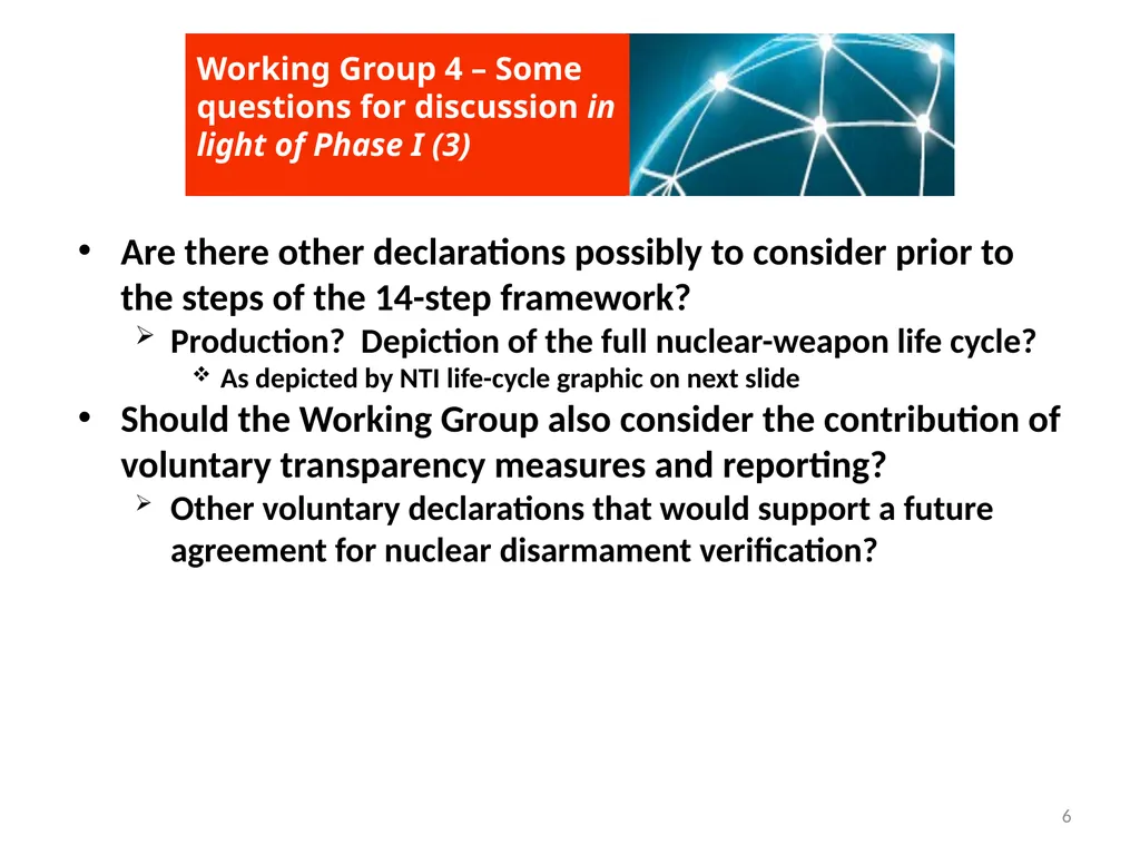 International Partnership for Nuclear Disarmament - slide 6 of 23