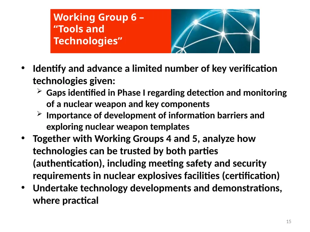 International Partnership for Nuclear Disarmament - slide 15 of 23