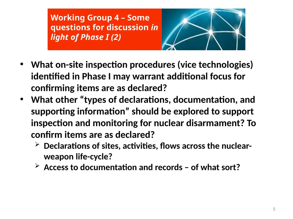 International Partnership for Nuclear Disarmament - slide 5 of 23