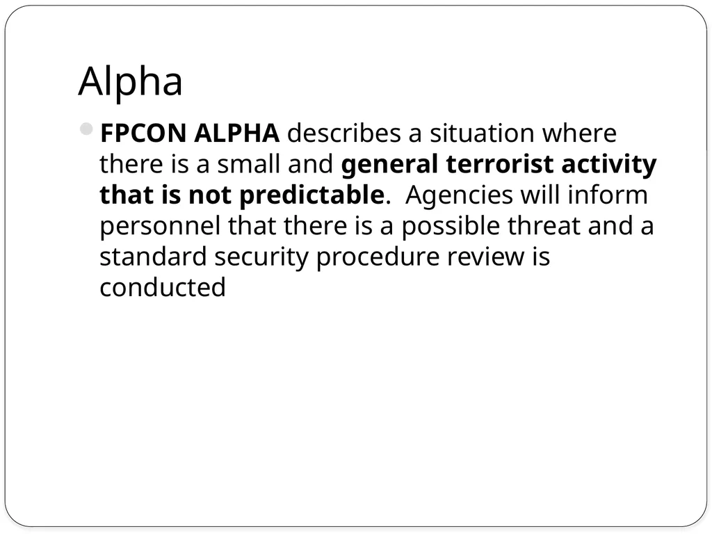 Force Protection What is Force Protection? Force - slide 7 of 13
