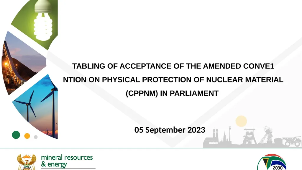 TABLING OF ACCEPTANCE OF THE AMENDED CONVE1NTION