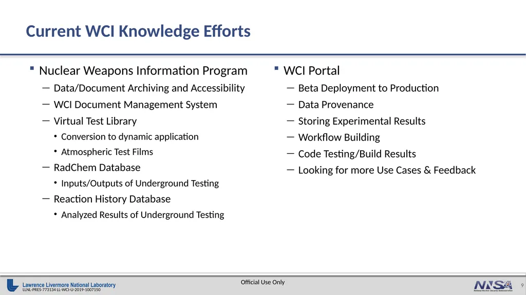Knowledge & Data Management in a Disconnected - slide 9 of 15