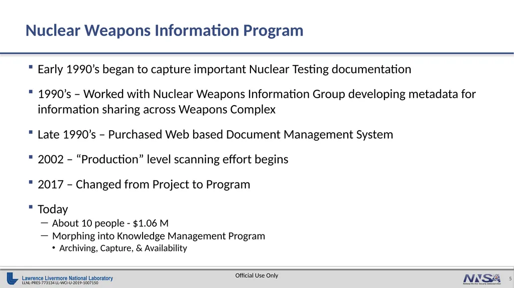 Knowledge & Data Management in a Disconnected - slide 5 of 15