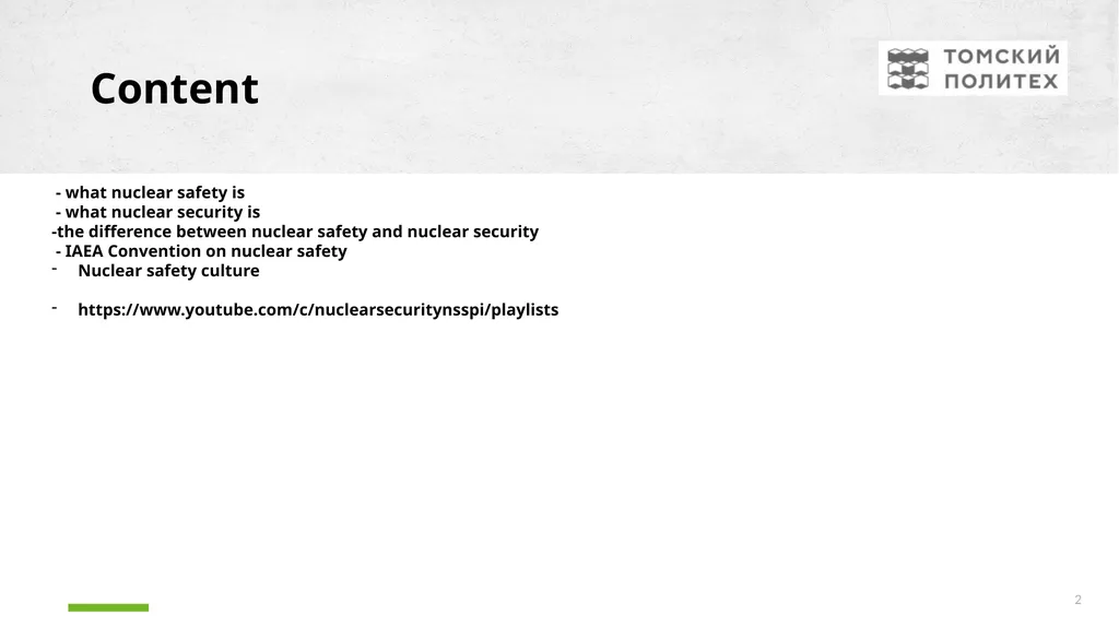 International approaches to provide nuclear - slide 2 of 10