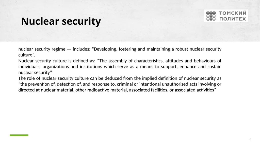 International approaches to provide nuclear - slide 4 of 10