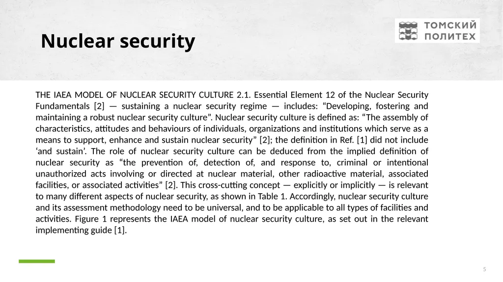 International approaches to provide nuclear - slide 5 of 10