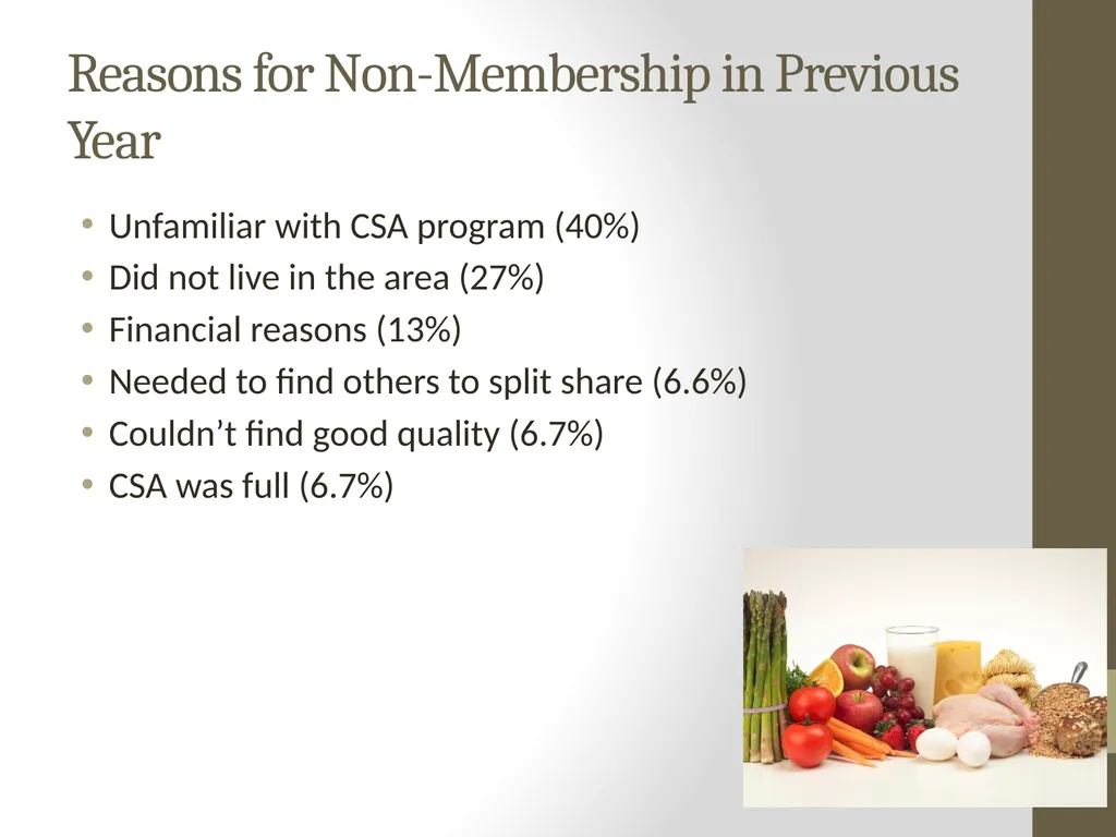 Food Consumption, Attitude, and Behavioral Change - slide 10 of 20