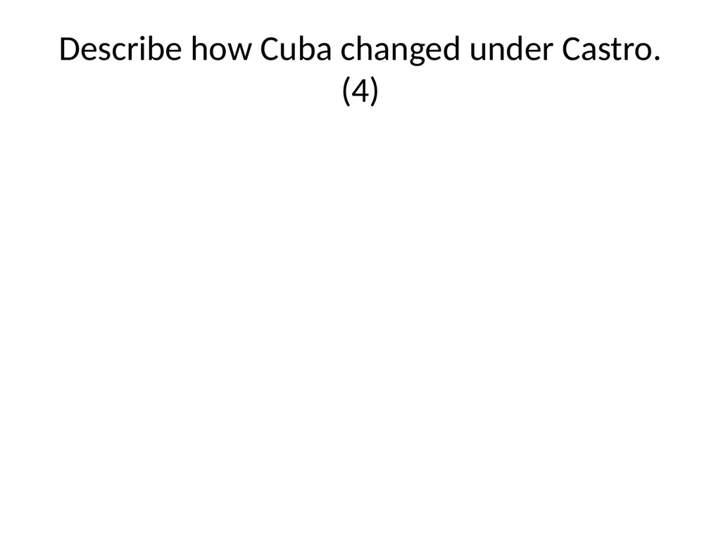 Cuban Missile Crisis WARNING! Remember these - slide 17 of 37