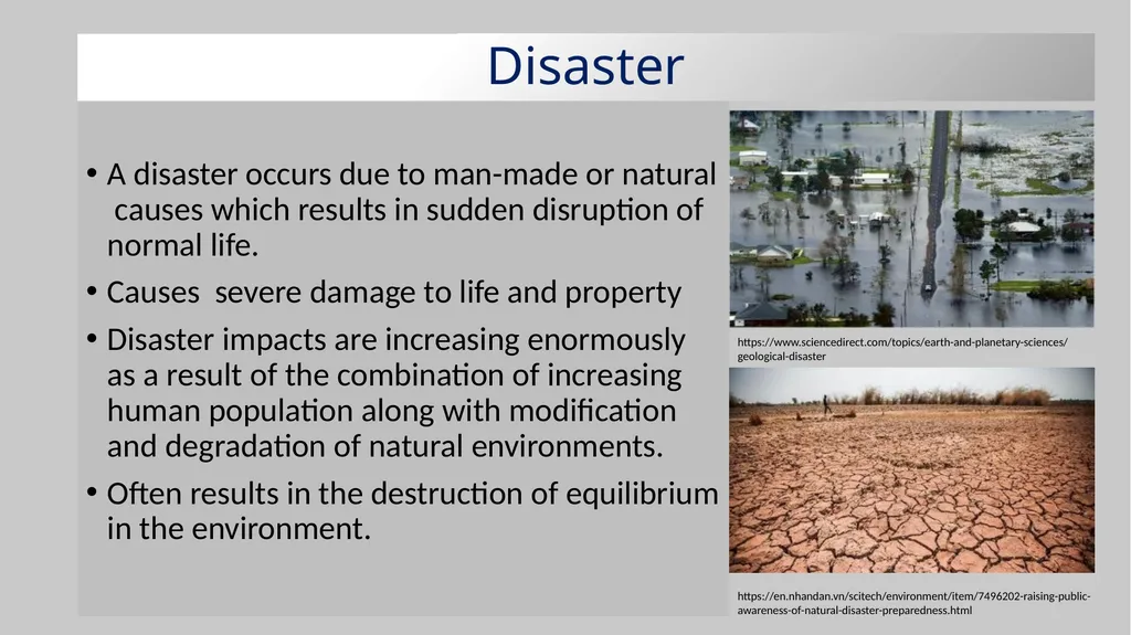 Environmental Education EDU 211 Topic-Disaster - slide 3 of 30