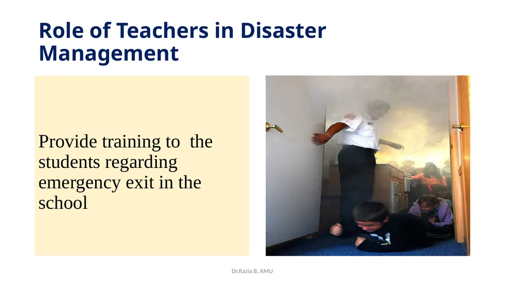 Environmental Education EDU 211 Topic-Disaster - slide 25 of 30