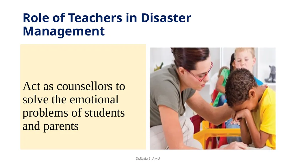 Environmental Education EDU 211 Topic-Disaster - slide 26 of 30