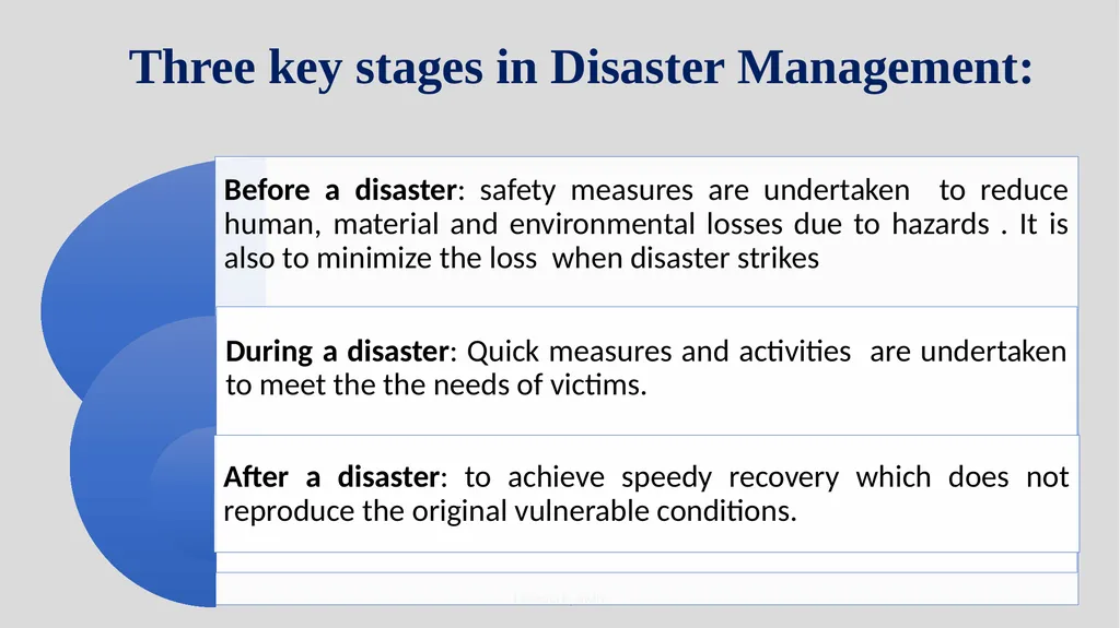 Environmental Education EDU 211 Topic-Disaster - slide 14 of 30