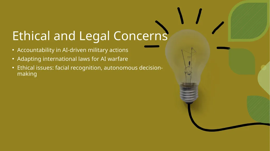 AI and Global Security DynamicsNavigating the - slide 5 of 9
