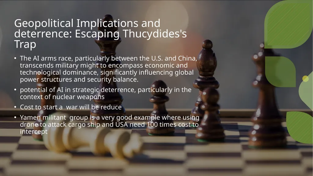AI and Global Security DynamicsNavigating the - slide 6 of 9