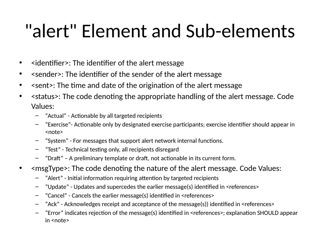 Common Alerting Protocol (CAP) based Emergency - slide 6 of 13
