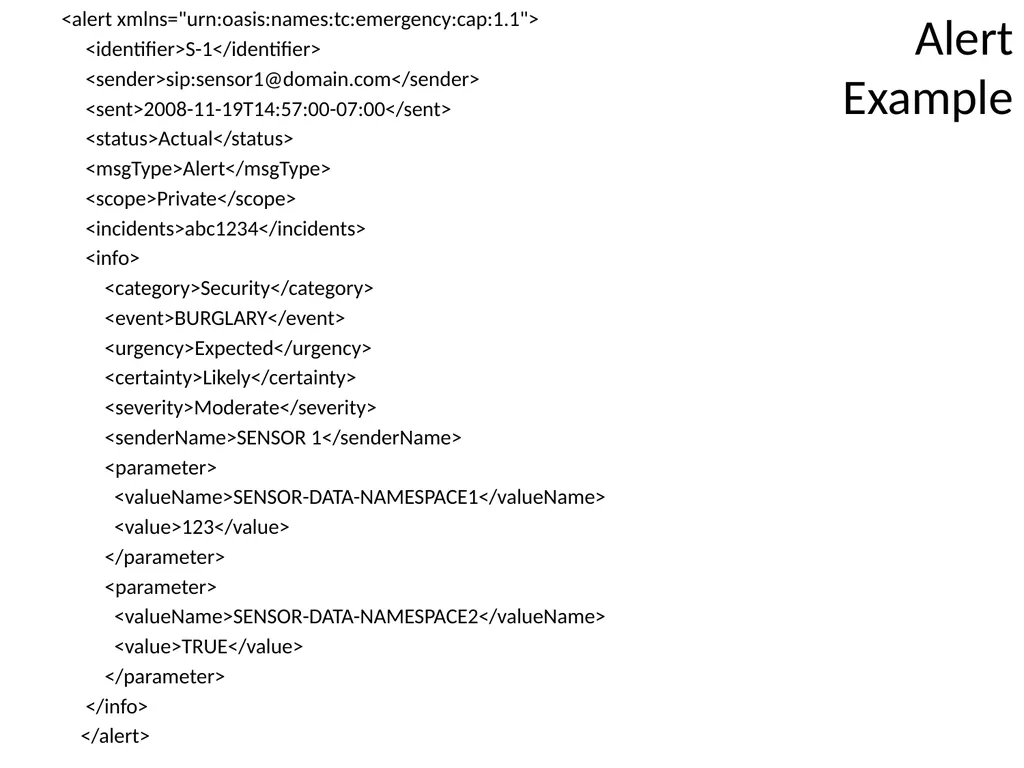 Common Alerting Protocol (CAP) based Emergency - slide 4 of 13